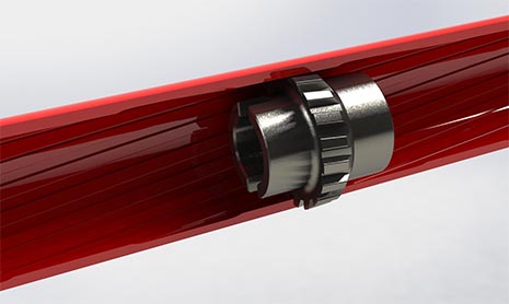 broach tool in barrel