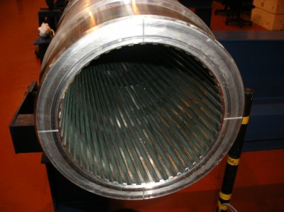 artillery barrel 155 broached with MATWEST(UK) LTD tooling
